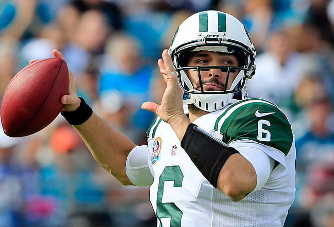 Mark Sanchez's status as the Jets' starting QB is in question after a season that saw him get benched.